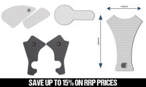 Eazi-Grip Bundle - Kawasaki Z 1000 SX and Ninja 1000 SX 2011-2016 - Clear