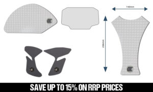 Eazi-Grip Bundle - Kawasaki Z650 and Ninja 650 2020-2024 - Clear