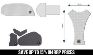 Eazi-Grip Bundle - Kawasaki H2 SX 2018-2021 - Clear