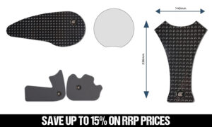 Eazi-Grip Bundle - Triumph Bonneville Bobber 2017-2025 - Black