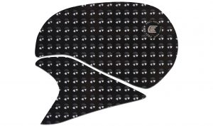 Eazi-Grip Ducati Monster 2021-2025 Black Tank Grips
