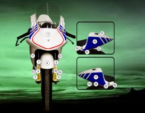Paint Protection Kit: Honda NSF250R Moto3 2012-2025