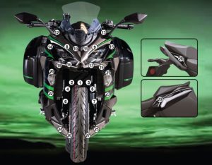 Paint Protection Kit: Kawasaki Ninja 1100SX 2025