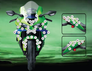 Paint Protection Kit: Kawasaki ZX-10R and ZX-10RR 2026