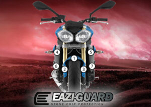 Paint Protection Kit: Triumph 675 Street Triple 2013-2016