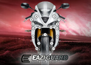 Paint Protection Kit: Triumph 675 Daytona 2013-2016