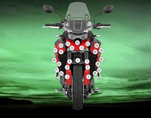 Paint Protection Kit: Triumph Tiger 850 Sport 2021-2025