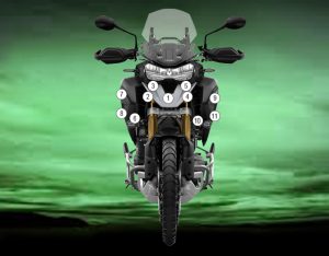 Paint Protection Kit: Triumph Tiger 1200 GT, GT Pro and Rally Pro 2022-2025