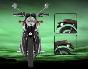 Paint Protection Kit: Triumph Bonneville T100 and T120 2021-2025