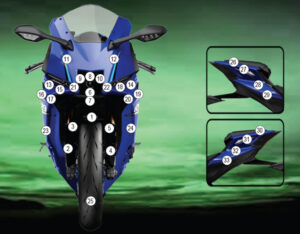 Paint Protection Kit: Yamaha R9 2025-2026