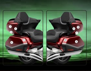 Paint Protection Kit: Pannier and Top Box Kit Honda Gold Wing 2021-2025