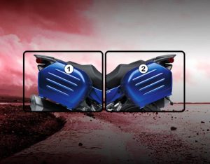 Paint Protection Kit: Pannier Kit Kawasaki GTR1400 2014-2018