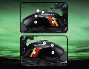 Tank Paint Protection Kit: Suzuki GSX-8T and GSX-8TT 2025