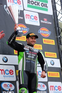 2017 British Superbike Championship, BSB R07, Thruxton, Hampshire, UK. 6th August 2017. Leon Haslam, Smalley, JG Speedfit Kawasaki